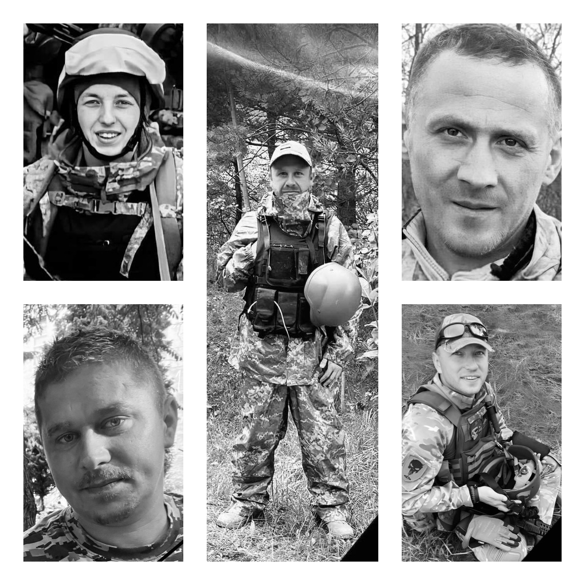 Загинули на Харківщині, Донеччині та Херсонщині. Львівщина прощається із п’ятьма захисниками