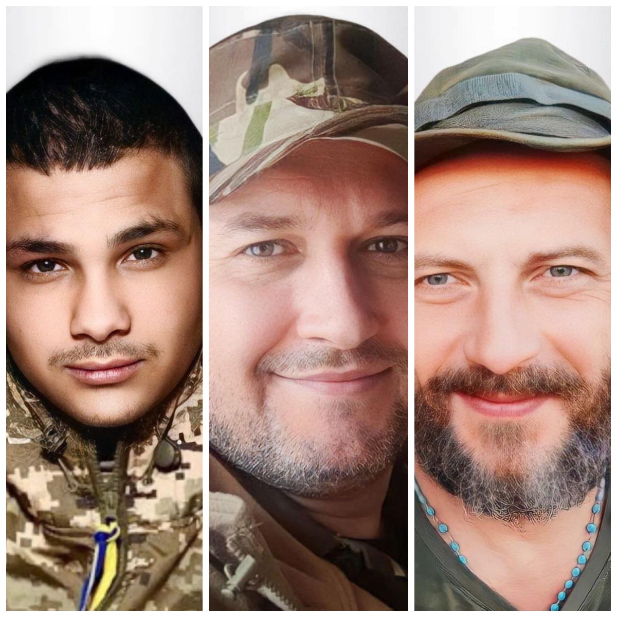 Добровольцями стали на захист України. Львів прощається з трьома Героями