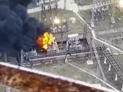 Внаслідок обстрілу ТЕС у Щасті загорівся трансформатор