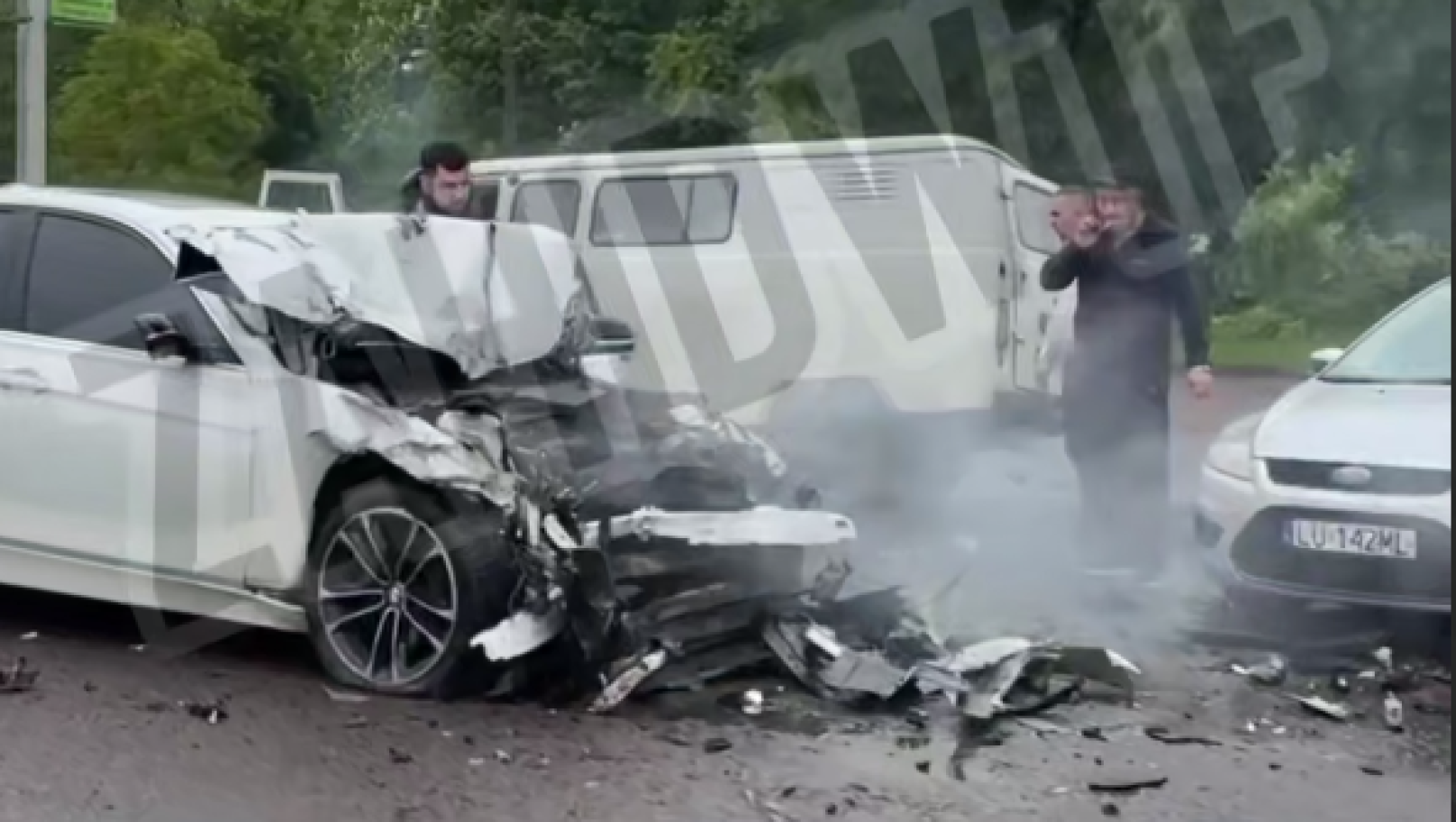 У Львові зіткнулися чотири авто: троє постраждалих