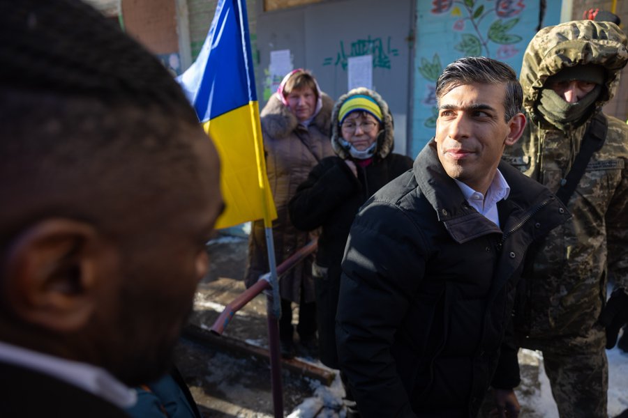 До Києва з візитом прибув прем’єр Британії Сунак