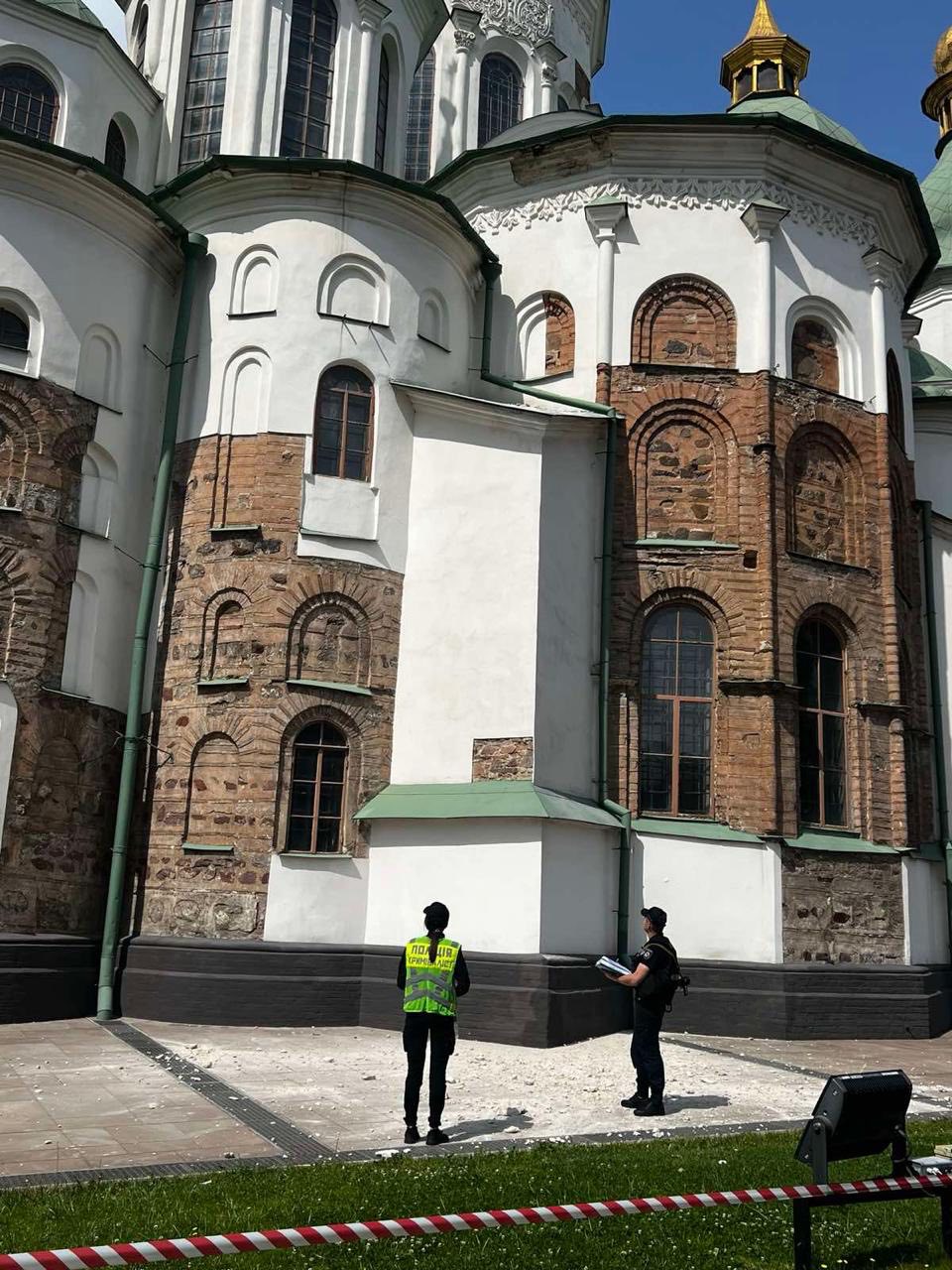 Російська атака пошкодила Софійський собор у Києві — Мінкульт