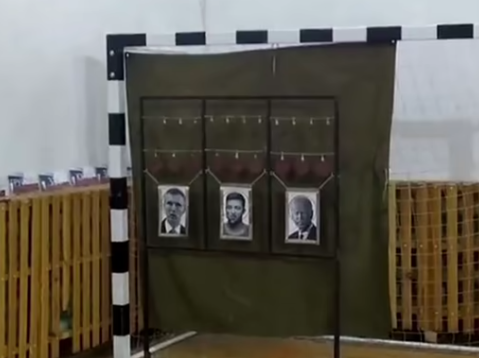 У Росії на фестивалі діти стріляли в портрети Байдена, Зеленського та Столтенберга