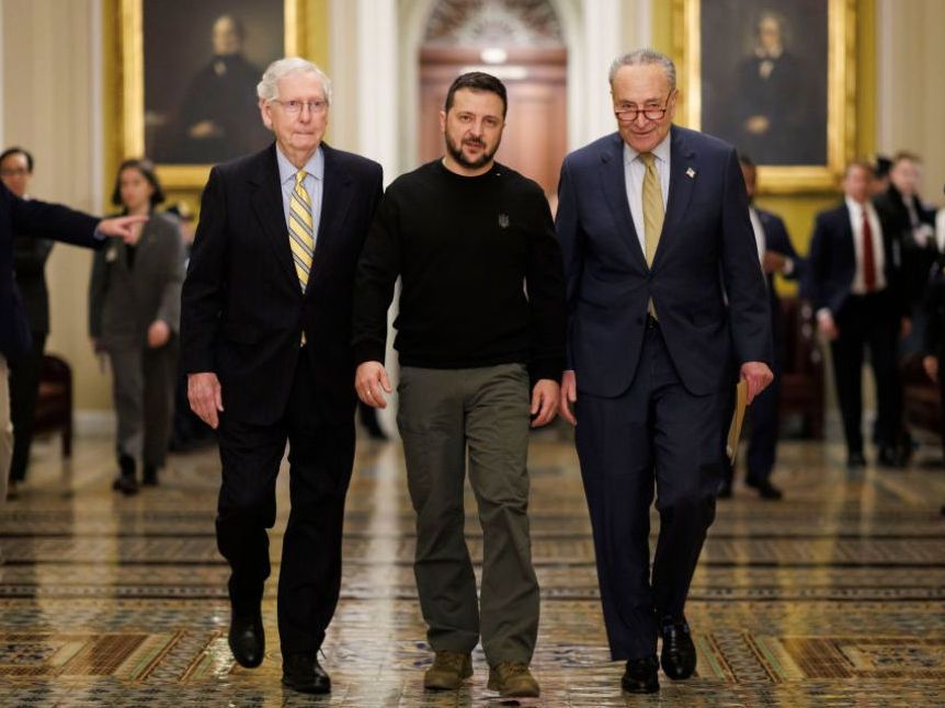 Президент України Володимир Зеленський прибув до Конгресу США