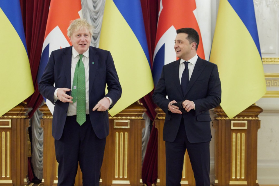 Зеленський і Джонсон після зустрічі дали спільну прес-конференцію