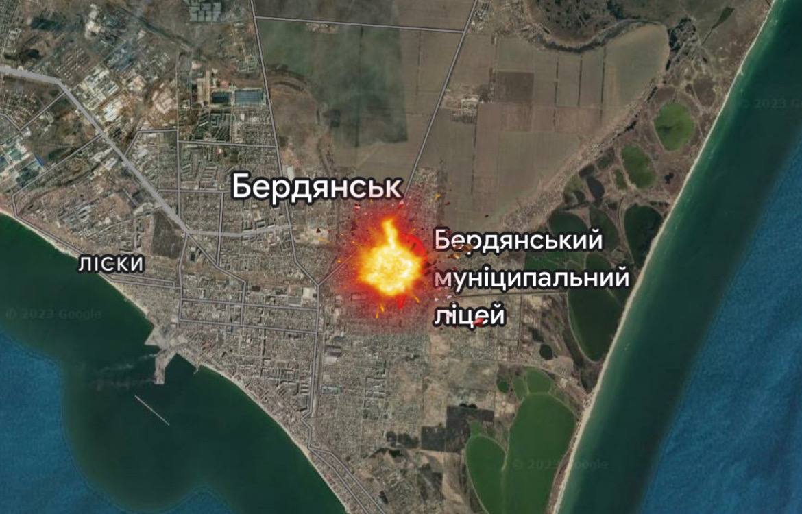 У Бердянську на "виборчій дільниці" окупантів прогриміли вибухи