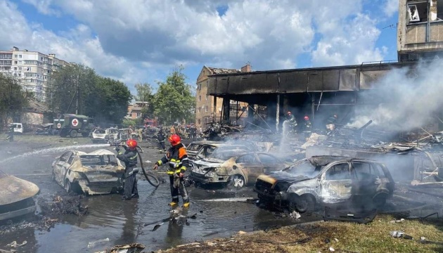 Ракетний удар по Вінниці: з'явилося відео моменту «прильоту» 