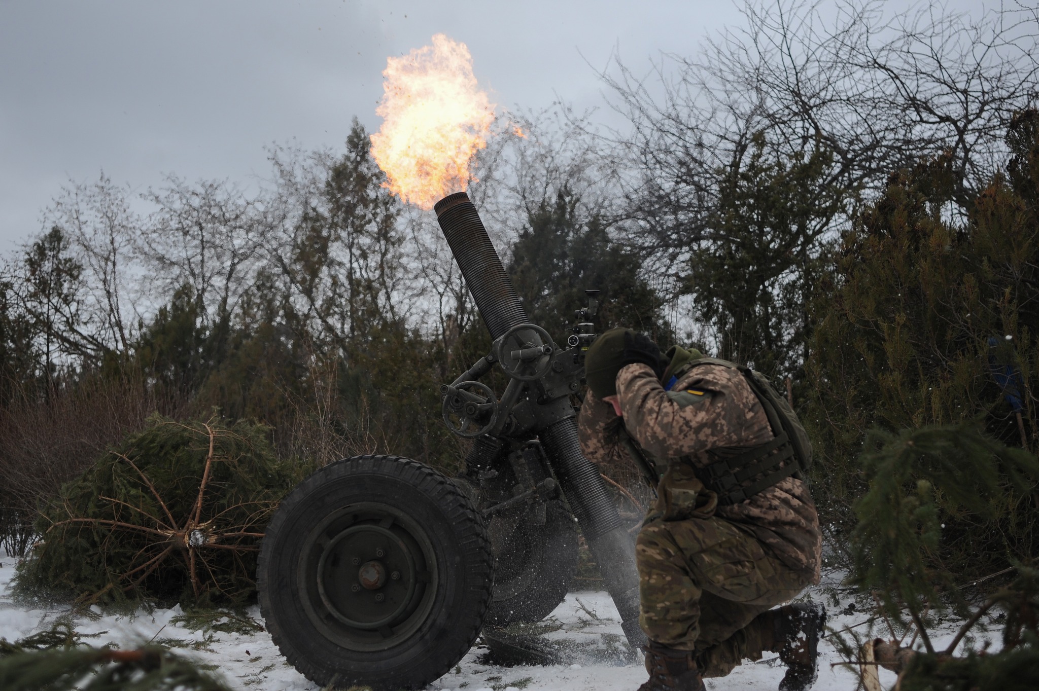 «Холодноярівці» поблизу Бахмута розстріляли окупантів із французького міномета