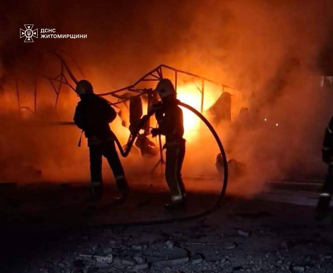 Вночі РФ атакувала Житомирщину: наслідки нічного обстрілу (фото)