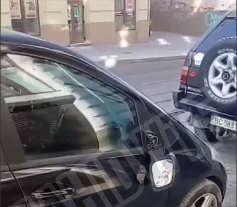 У Львові неадекват повиламував дзеркала на автомобілях (відео)