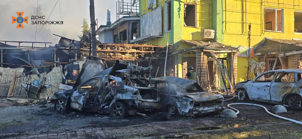 Кількість постраждалих у Вільнянську на Запоріжжі зросла: з'явилося відео з місця "прильоту"