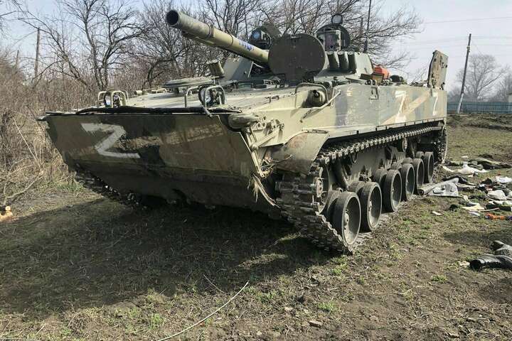 У бік Запорізької області рухається велика колона ворожої техніки