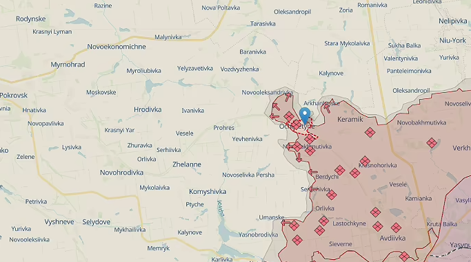 Росіянам вдалося закріпитися в Очеретиному, тривають бої, – «Хортиця»
