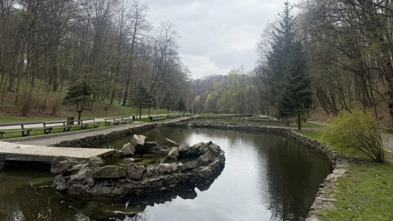 Весна на Погулянці: у Львові штучні озера наповнили водою, а в парку оселилися перші качки