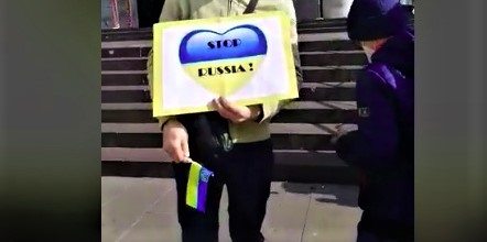 Stop Russia! Українці в італійській Брешії вийшли на вулицю проти російської агресії
