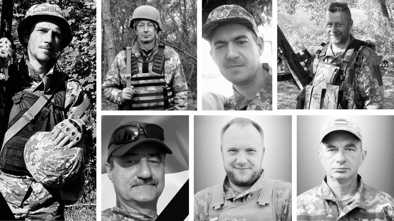Загинули на сході, Харківщині, Лівобережжі: Львівщина прощається із сімома воїнами