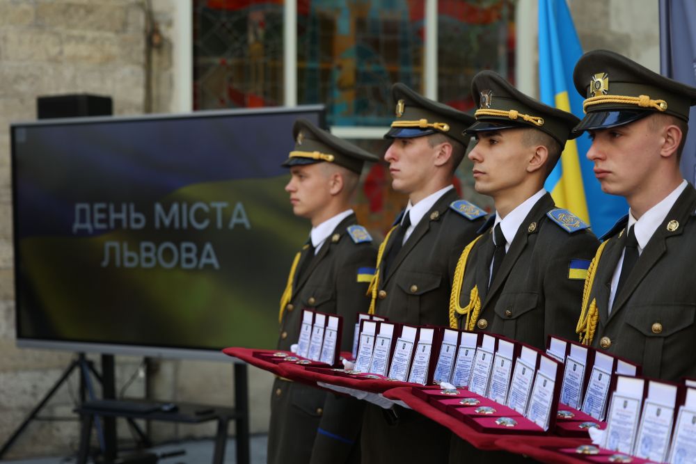 У Львові 30 полеглих воїнів нагородили «Почесним знаком Святого Юрія»