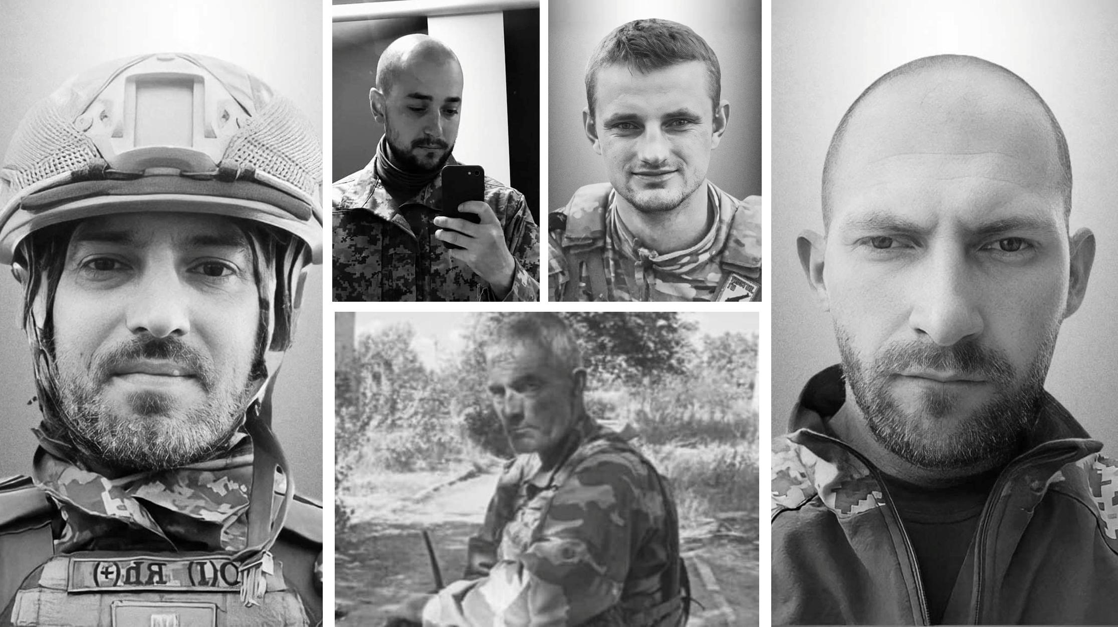Загинули на різних напрямках фронту: Львівщина прощається з п’ятьма Героями