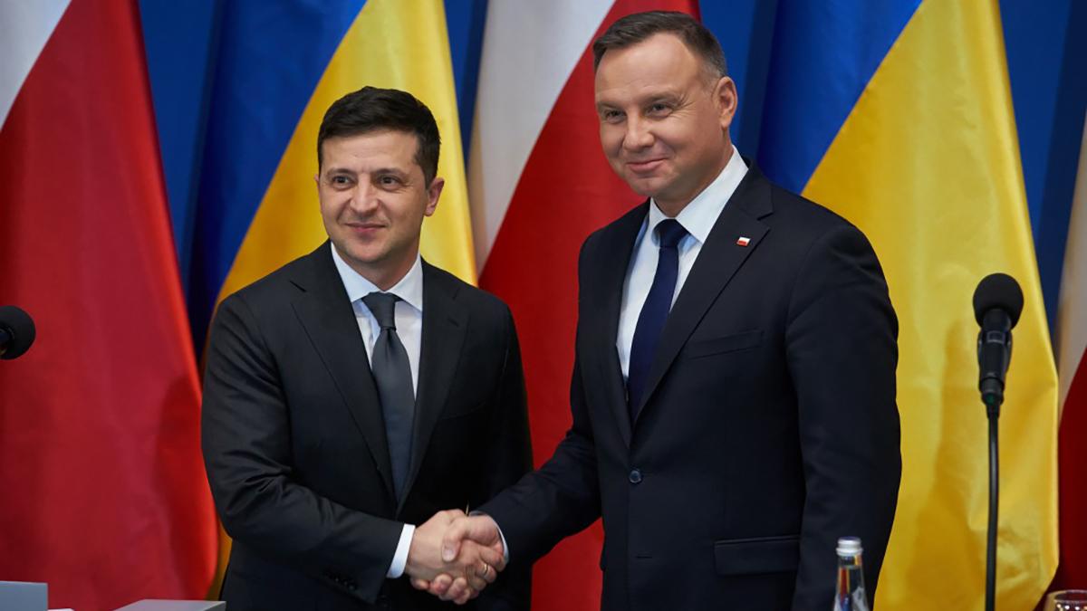 Зеленський зустрінеться з Дудою у Польщі