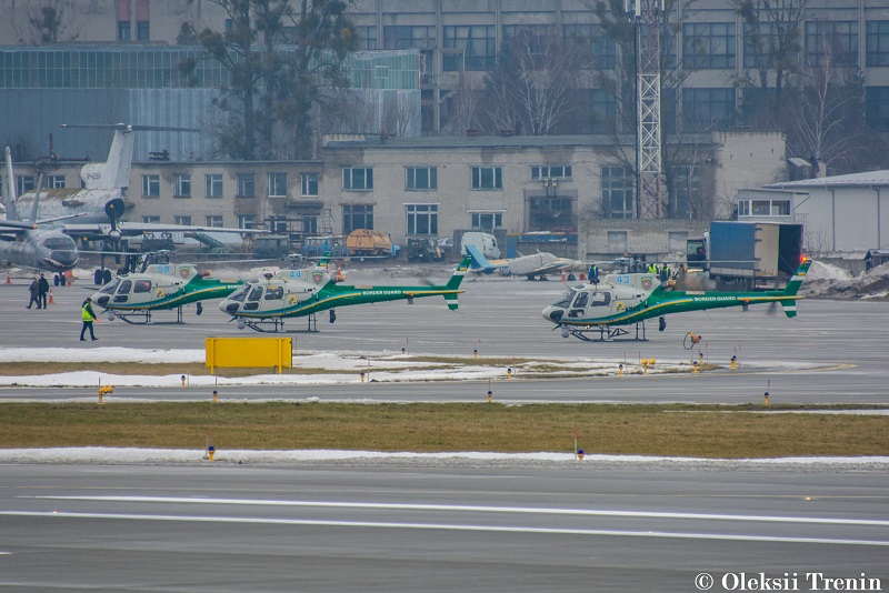 До Львова прибули французькі гелікоптери «AIRBUS Н125»