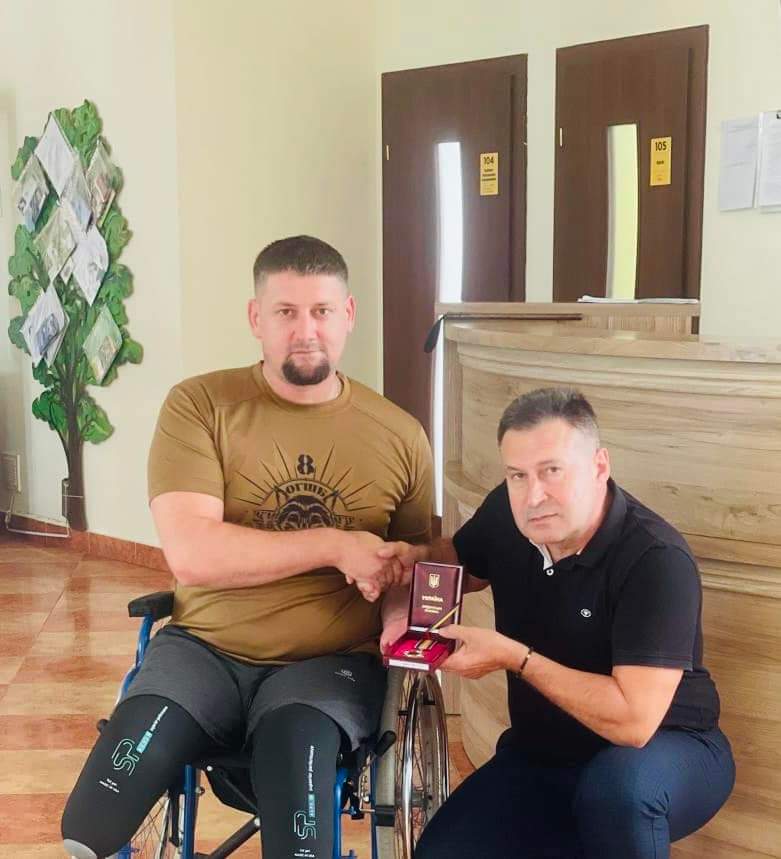 Воїна з Львівщини нагородили орденом "За мужність"