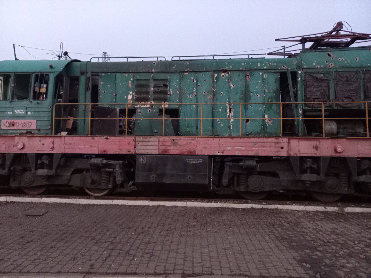 Росіяни обстріляли ще одну залізничну станцію на сході України