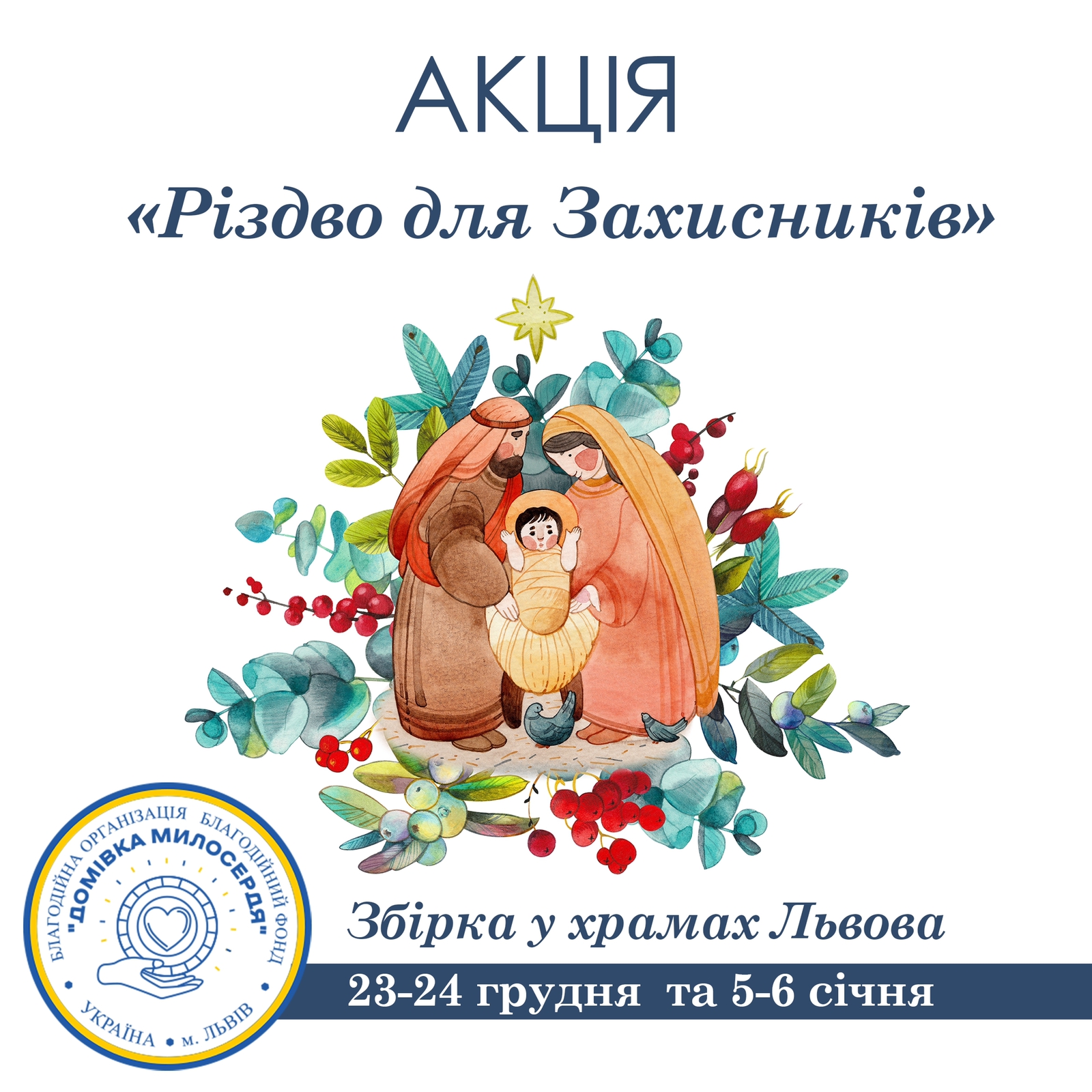Різдво для Захисників. На Львівщині оголосили соціальну акцію