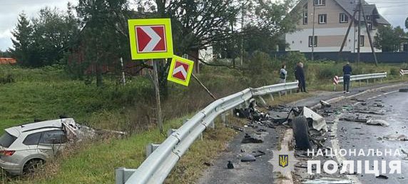 У автотрощі на Львівщині загинув 35-річний житель Вінниччини. Ще двоє людей травмовано