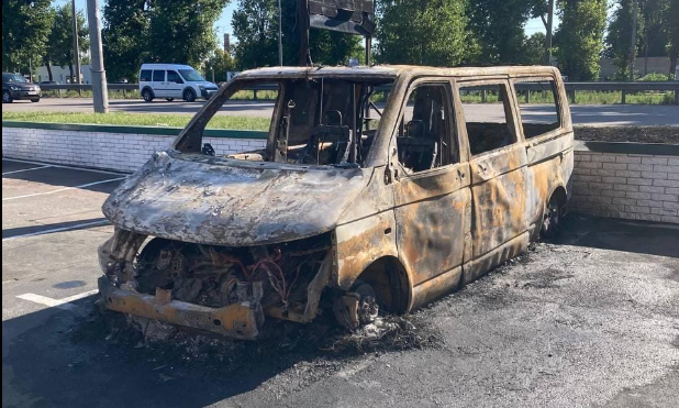 У Києві підпалили евакуаційне авто 3-ї штурмової бригади