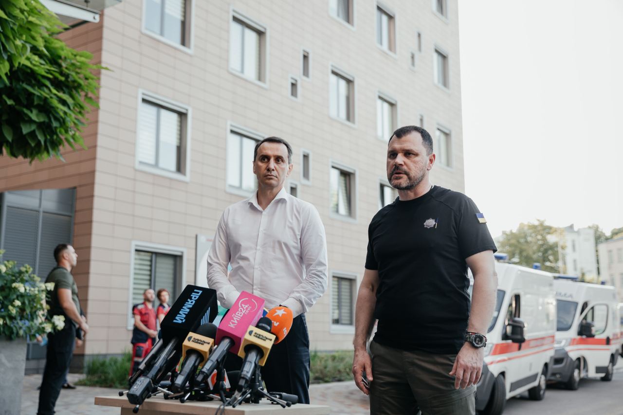 Клименко показав іноземним партнерам наслідки удару РФ по Києву 8 липня