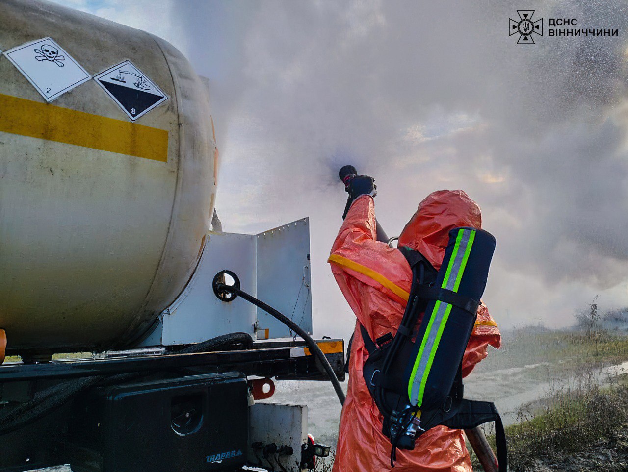 На Вінниччині стався витік аміаку: відомі деталі