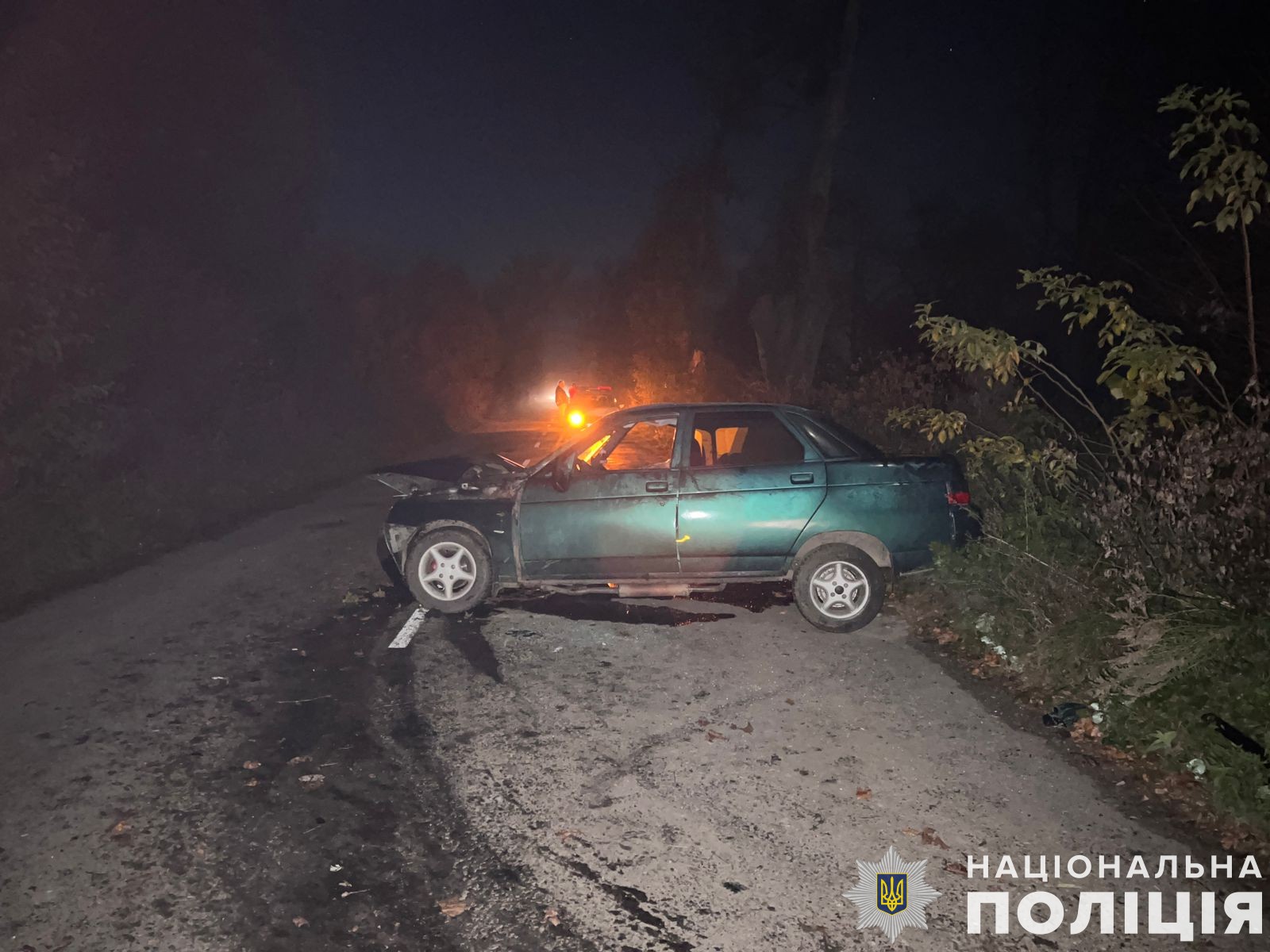 На Львівщині п'яний водій в'їхав у дерево та травмував 15-річку пасажирку свого авто
