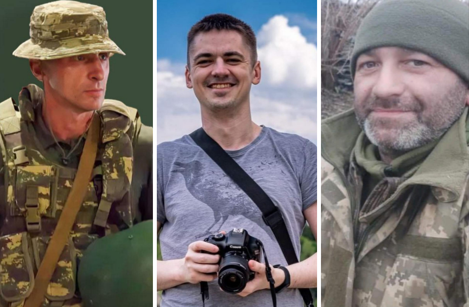 Відзначені за мужність і героїзм. Львів прощається з трьома воїнами, які загинули на війні