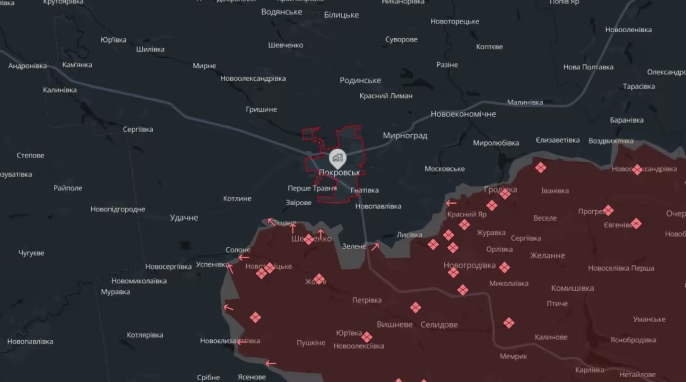 Весь Покровськ на Донеччині знеструмлений
