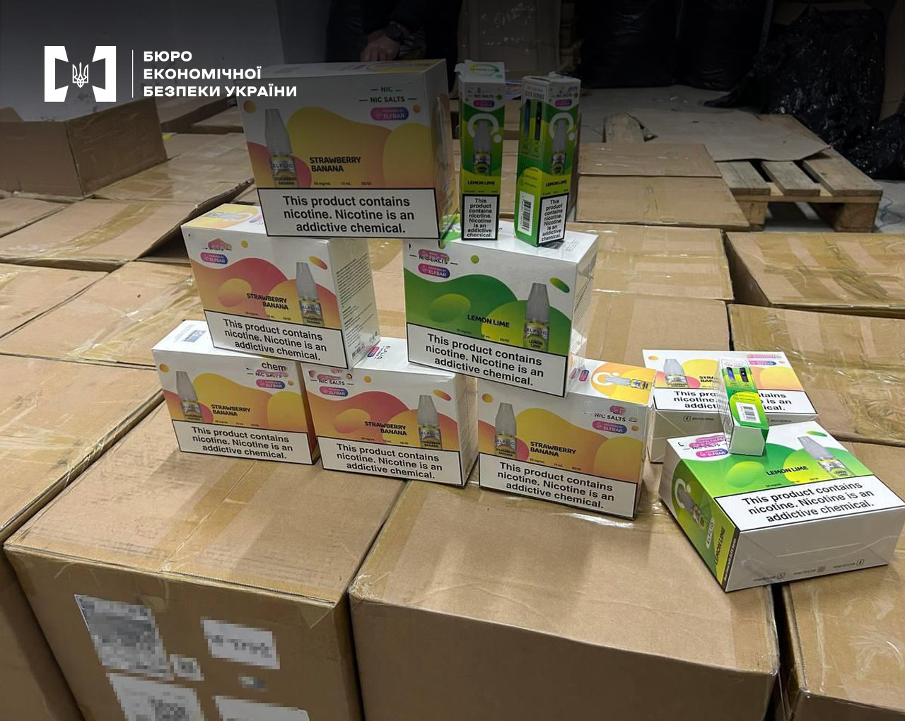 Електронні сигарети з ЄС на понад 15 млн грн.: детективи БЕБ на Львівщині зупинили контрабанду