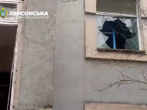 Росіяни обстріляли Херсон: пошкоджений навчальний заклад