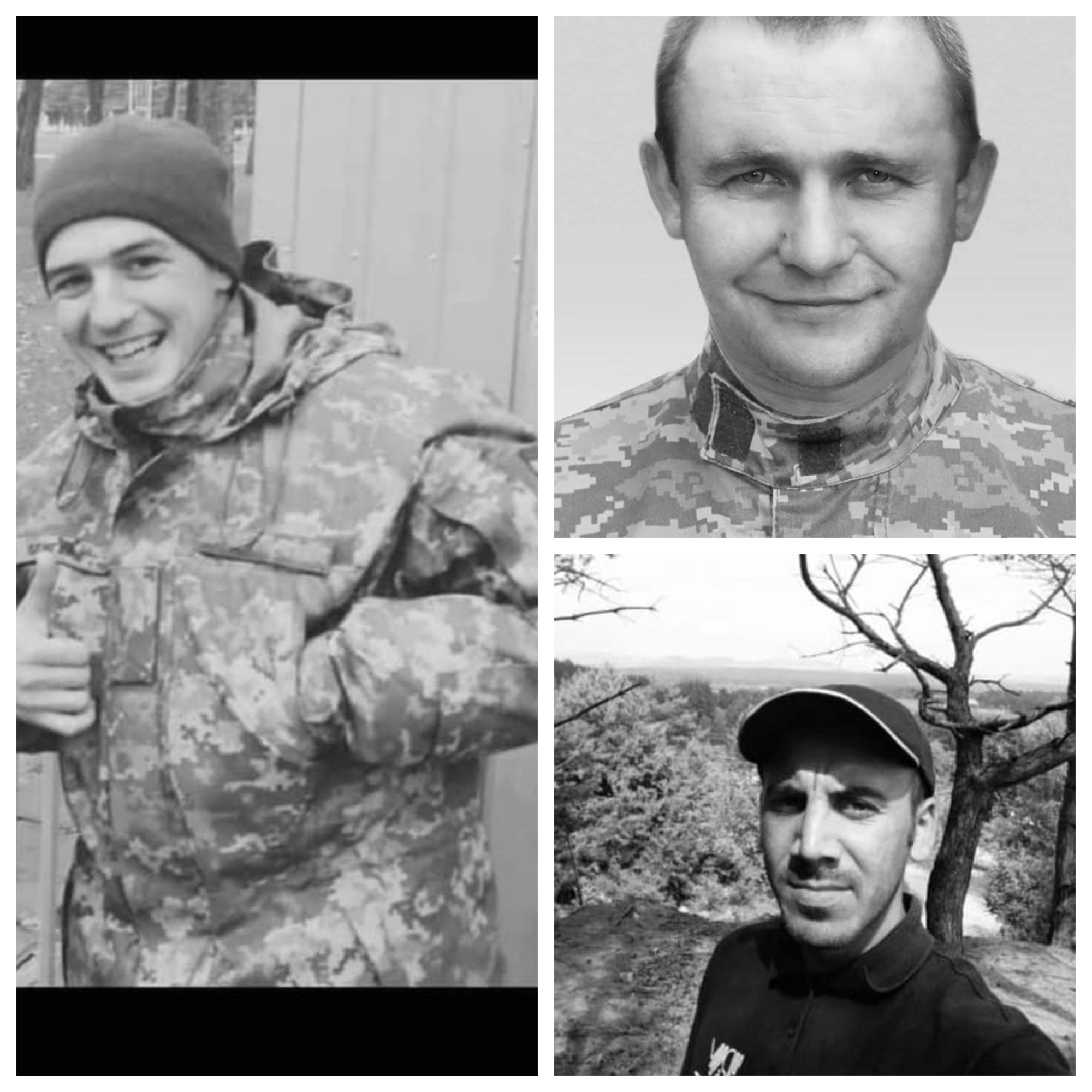 Загинули на Донеччині. Сьогодні Львівщина прощається із трьома захисниками