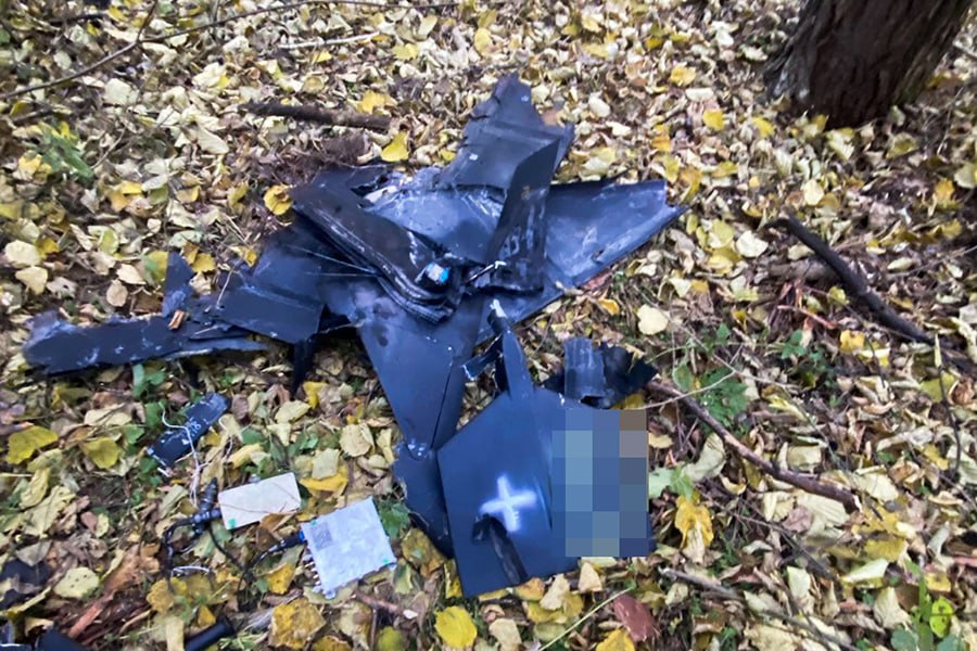 Нацгвардійці збили на Києвом російський дрон з кулемета. Фото