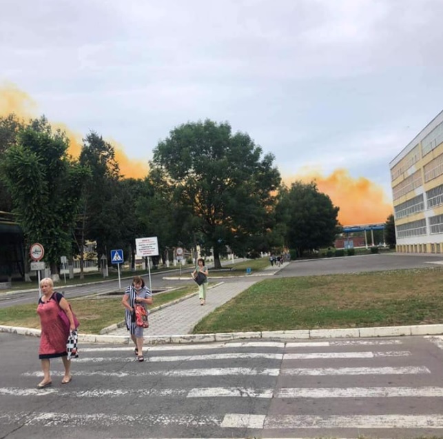 На "РівнеАзот" після аварії стався витік газу з хімікатами