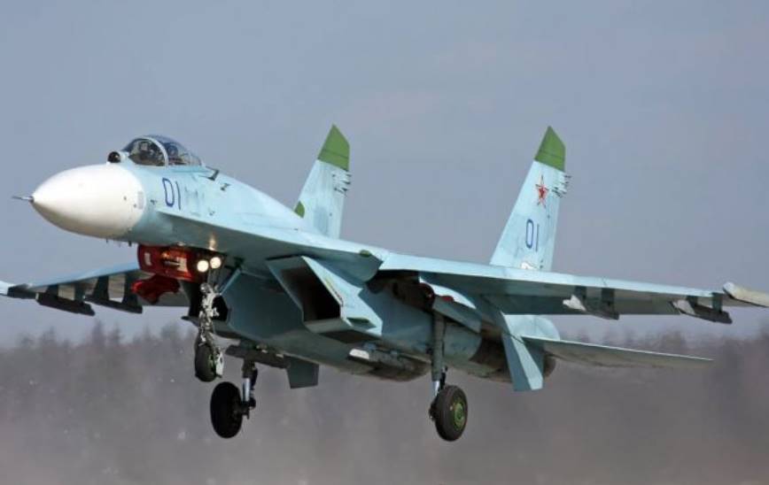 У Росії знищено літак Су-27УБ, - ГУР (відео)