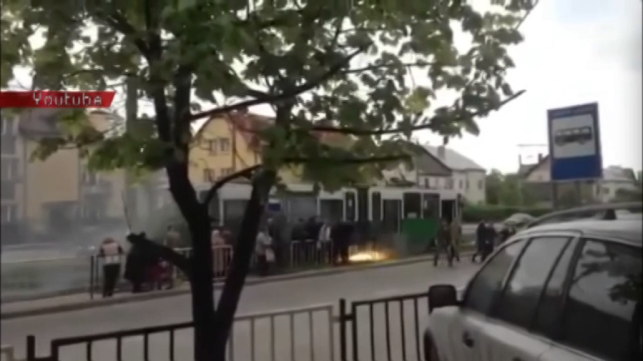 Горів трамвай із пасажирами