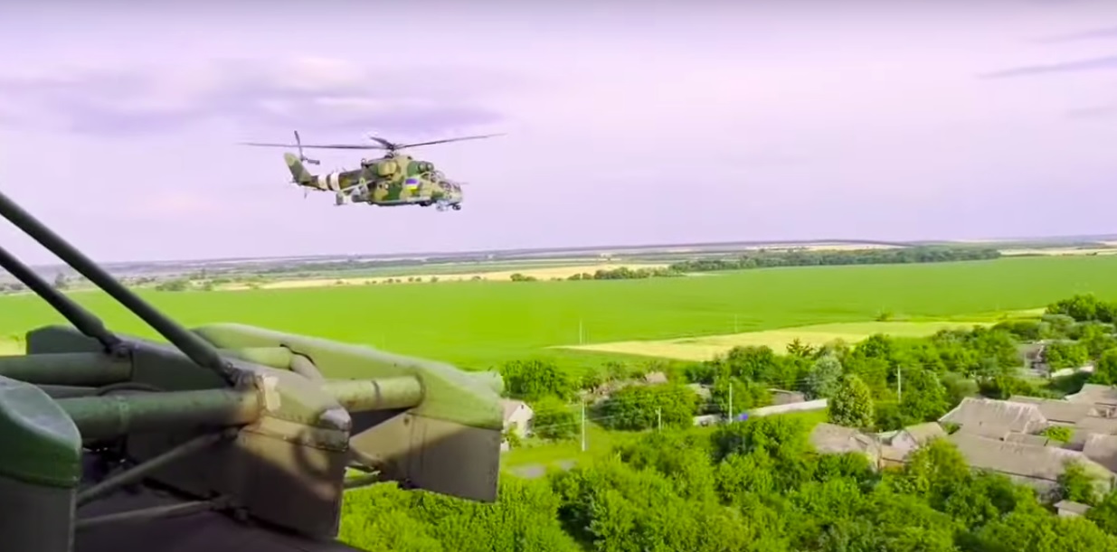 Українські вертолітники показали бойове відео “роботи” по ворожих цілях