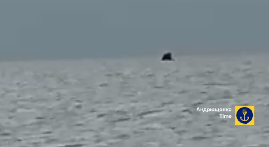 Один зі збитих російських винищувачів "приземлився" в море. Відео дня