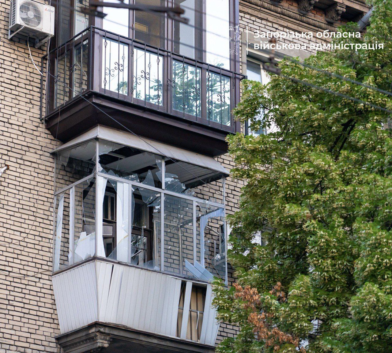 Дронова атака на Запоріжжя: зросла кількість поранених (фото)