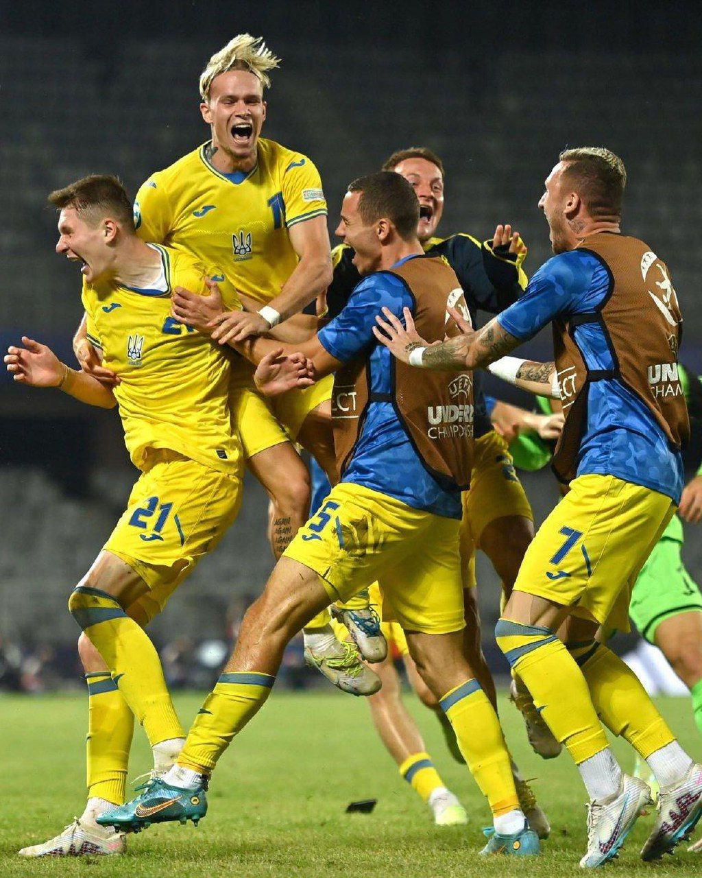 Молодіжна збірна України вийшла у півфінал ЧЄ з футболу і вперше поїде на Олімпіаду