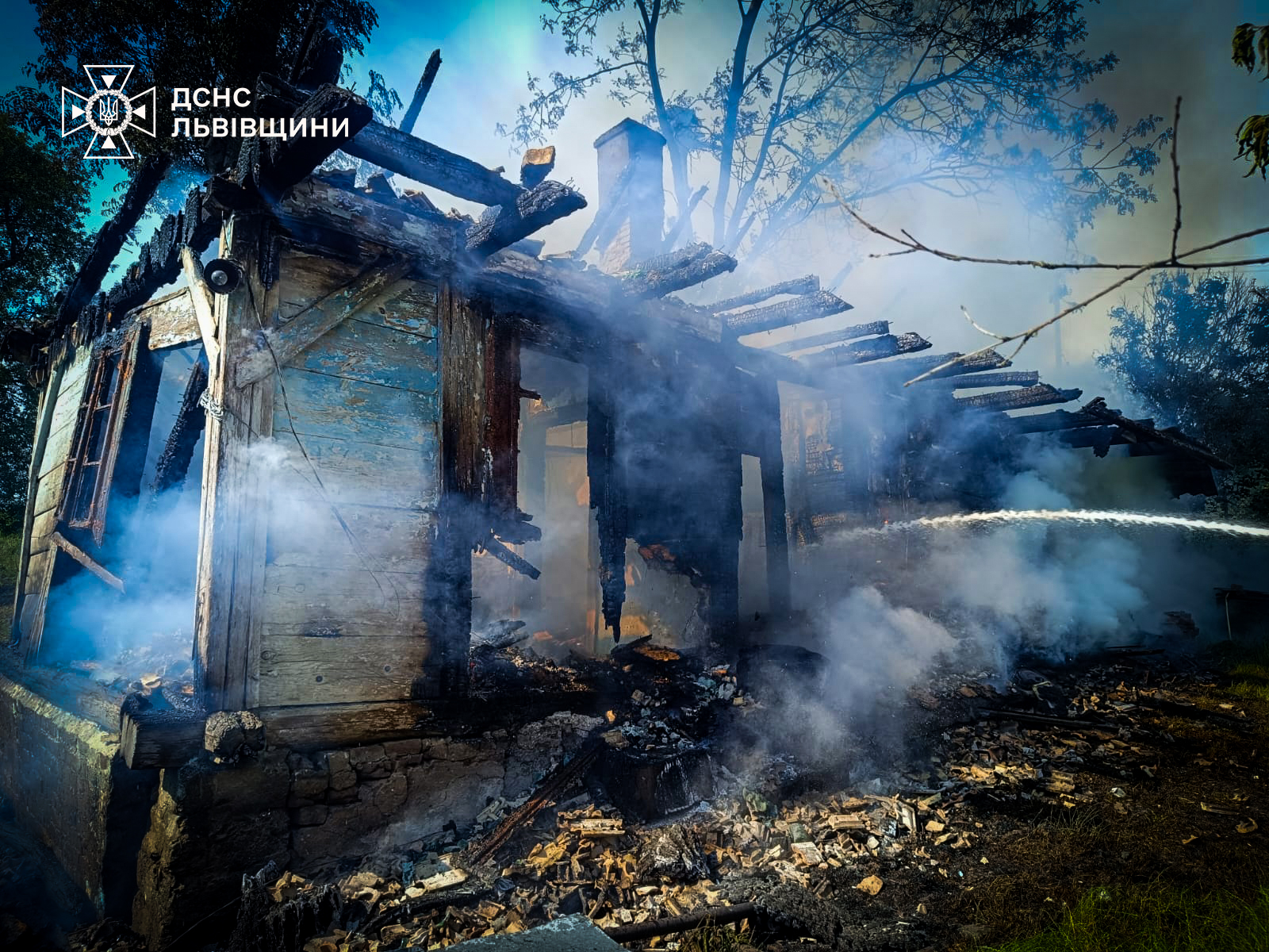 На Львівщині згорів житловий будинок