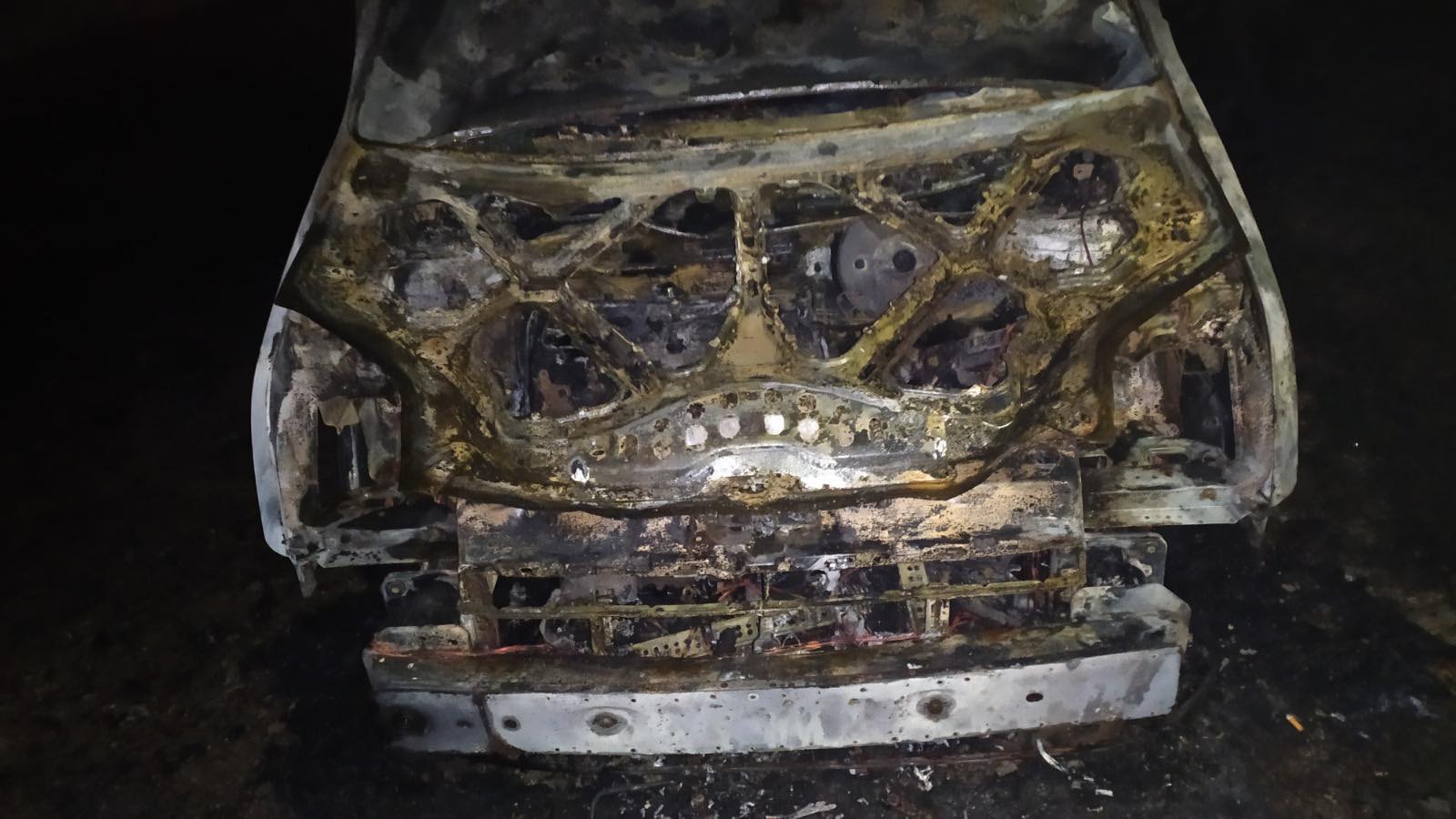 У Львові згорів автомобіль військового