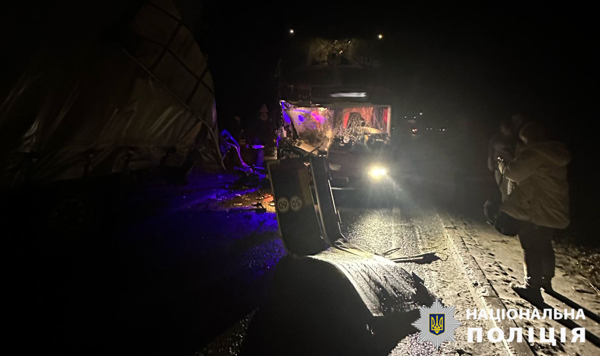На Львівщині автобус зіткнувся з вантажівкою: травмовані семеро пасажирів (фото)