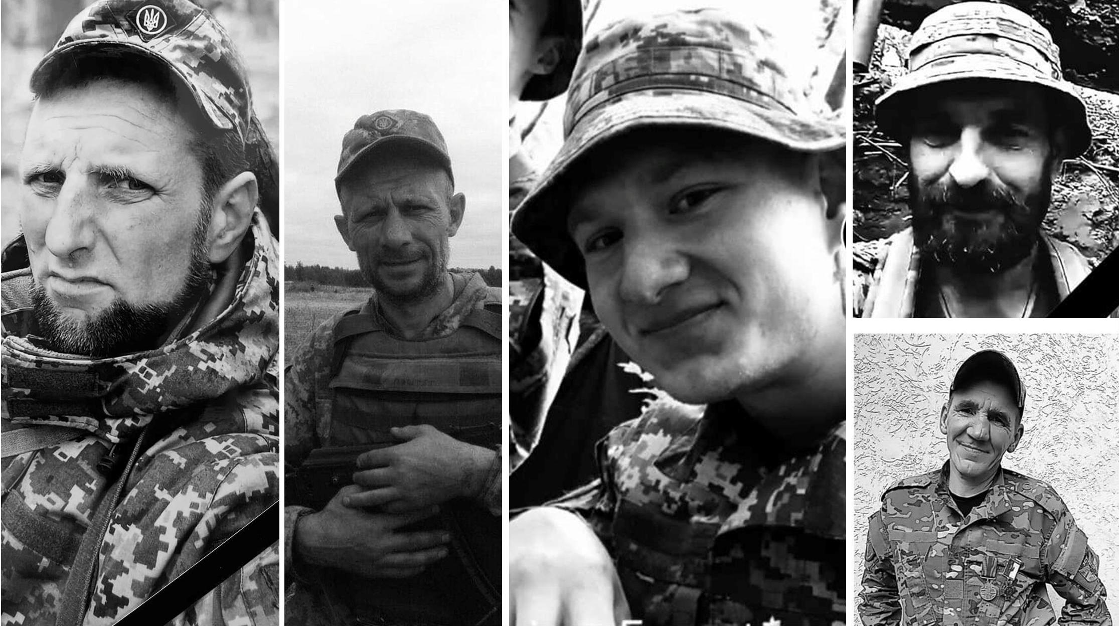Загинули на Донеччині: Львівщина прощається з п’ятьма Героями