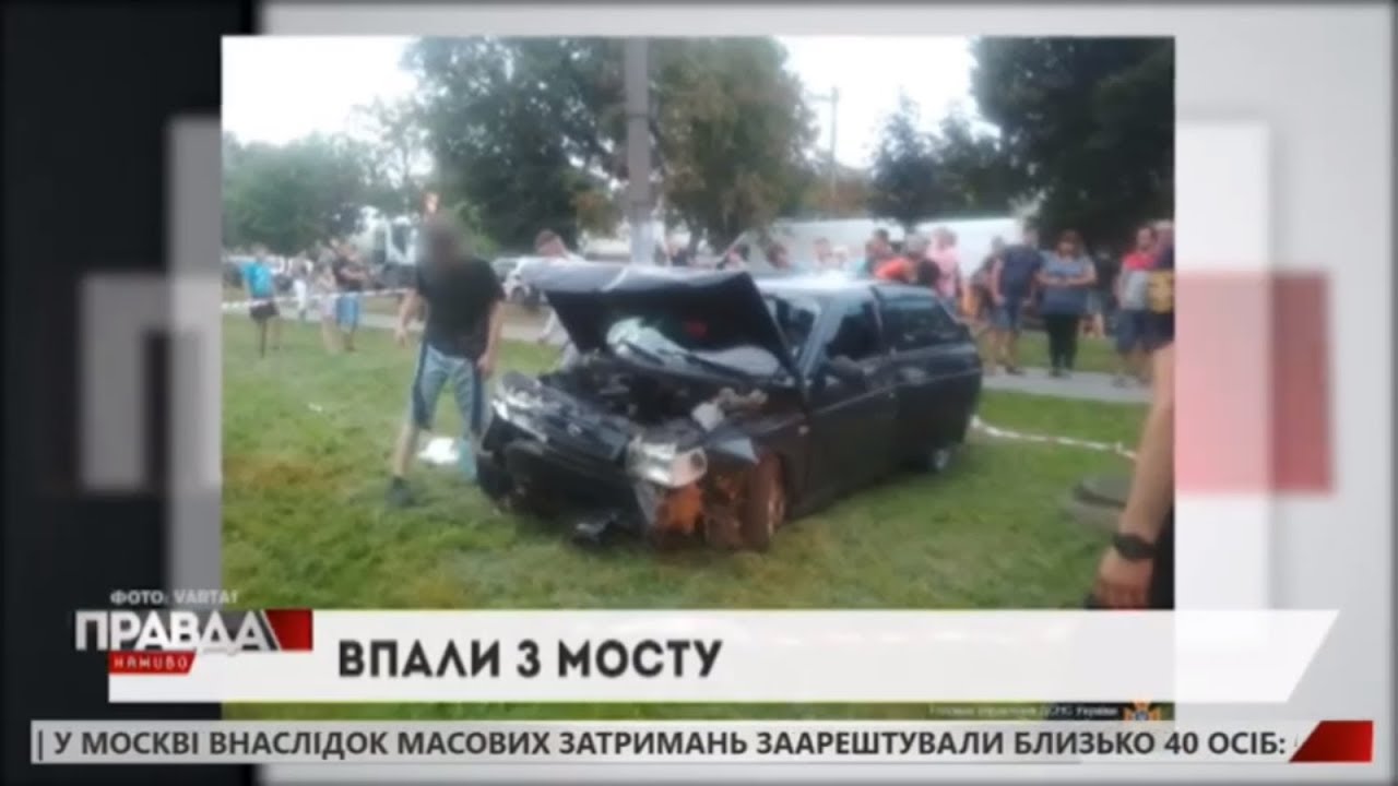 Масштабна ДТП у Львові: машина злетіла з мосту